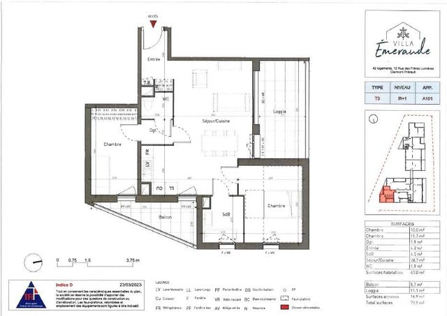 appartement - None - 34